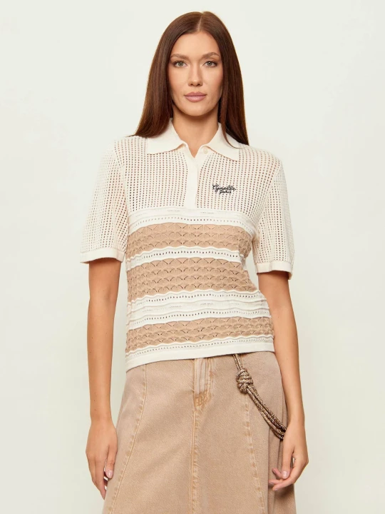 Zdjęcie produktu Gaëlle Paris Polo | Regular Fit beżowy
