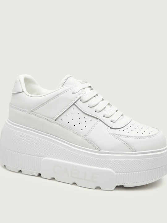Zdjęcie produktu Gaëlle Paris Skórzane sneakersy ADDICT biały