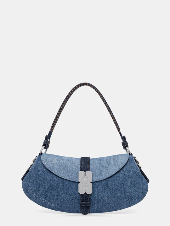 Zdjęcie produktu GANNI B-Kat Denim torebka damska jeansowa