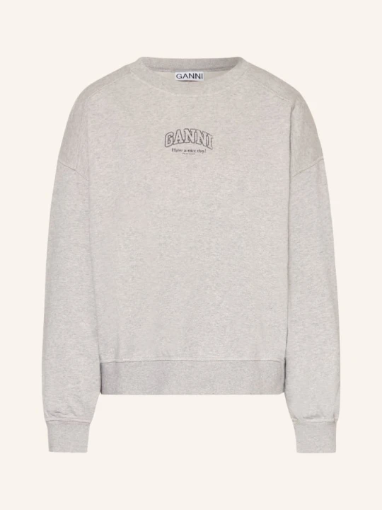 Zdjęcie produktu Ganni Bluza grau SZARY