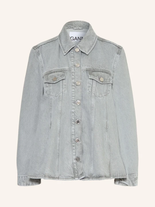 Zdjęcie produktu Ganni Bluzka Jeansowa grau SZARY