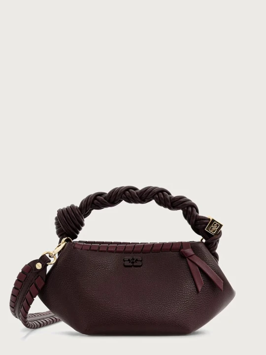 Zdjęcie produktu GANNI Bou Mini Tressé torebka crossbody damska z imitacji skóry