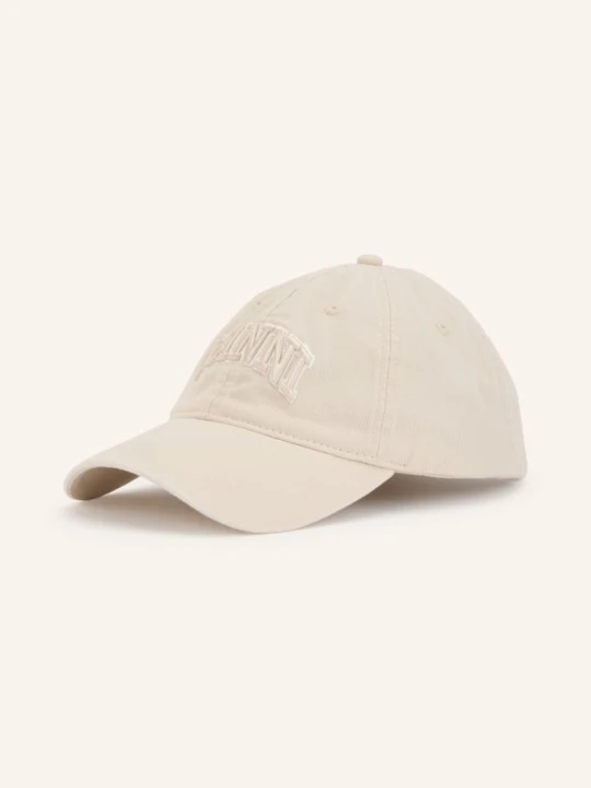 Zdjęcie produktu Ganni Czapka Z Daszkiem beige