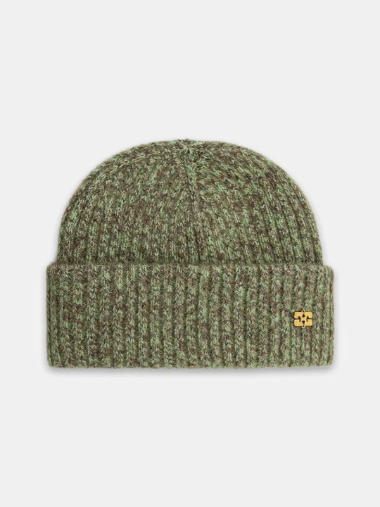 Zdjęcie produktu GANNI czapka z dodatkiem wełny Melange Brushed Mohair