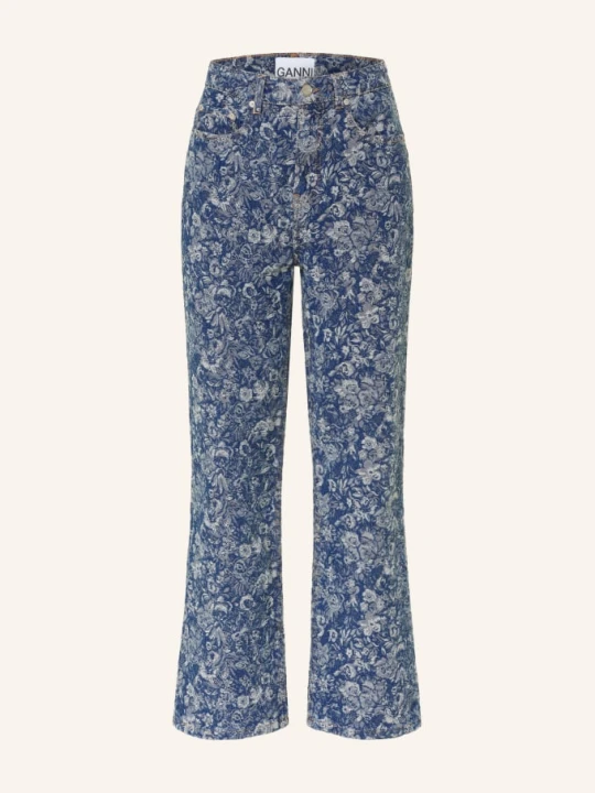 Zdjęcie produktu Ganni Dżinsy Bootcut Betzy blau 566 MID BLUE STONE