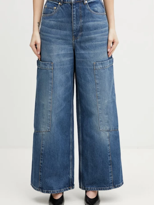 Zdjęcie produktu GANNI jeansy relaxed fit damskie