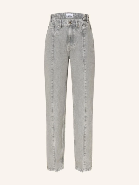 Zdjęcie produktu Ganni Jeansy Straight grau ZWQ Light Grey Stone