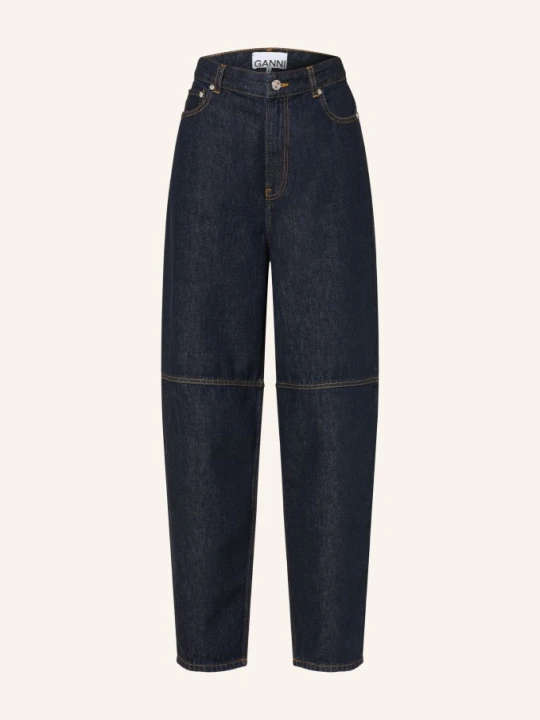 Zdjęcie produktu Ganni Jeansy Typu Barrel Stary blau 077 Rinse