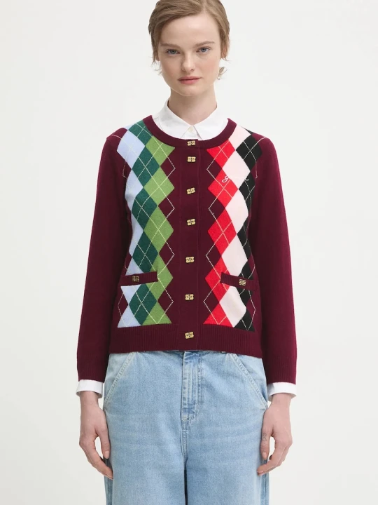 Zdjęcie produktu GANNI kardigan wełniany Cashmere Wool Mix