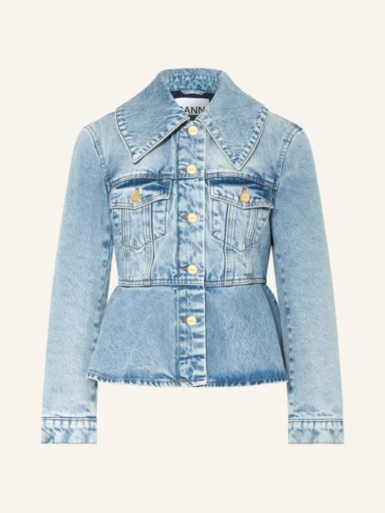 Zdjęcie produktu Ganni Kurtka Dżinsowa blau 567 Mid Blue Vintage