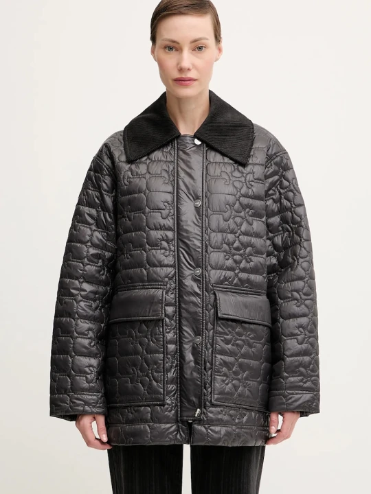 Zdjęcie produktu GANNI kurtka Shiny Quilt Midi