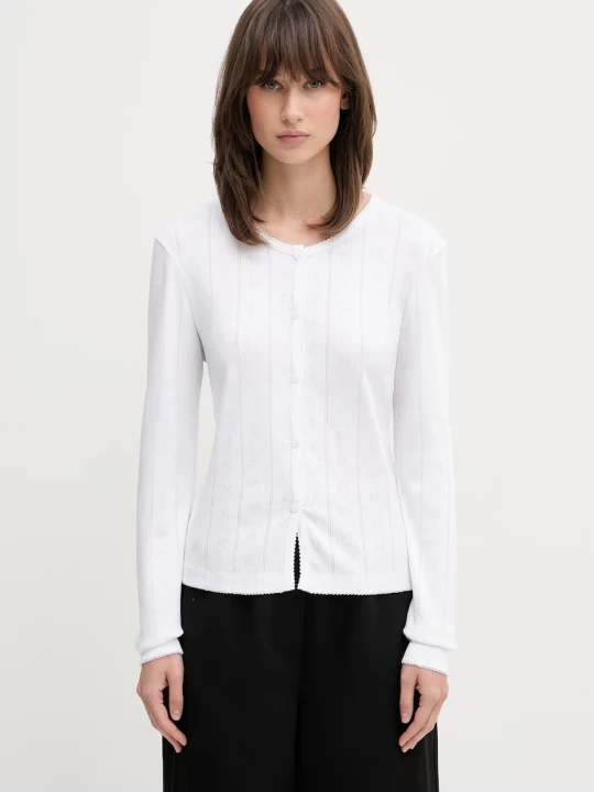 Zdjęcie produktu GANNI longsleeve damski bawełniany