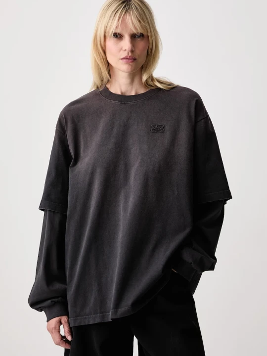 Zdjęcie produktu GANNI longsleeve damski bawełniany