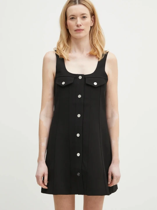 Zdjęcie produktu GANNI sukienka Bonded Crepe Mini