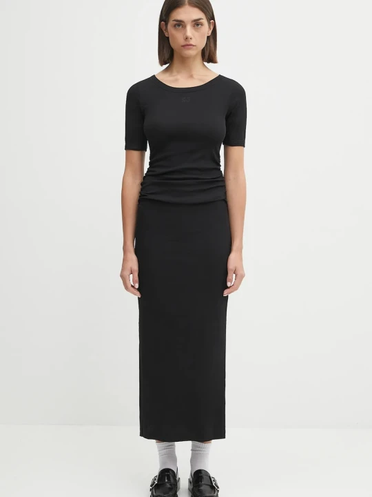 Zdjęcie produktu GANNI sukienka Soft Cotton Rib