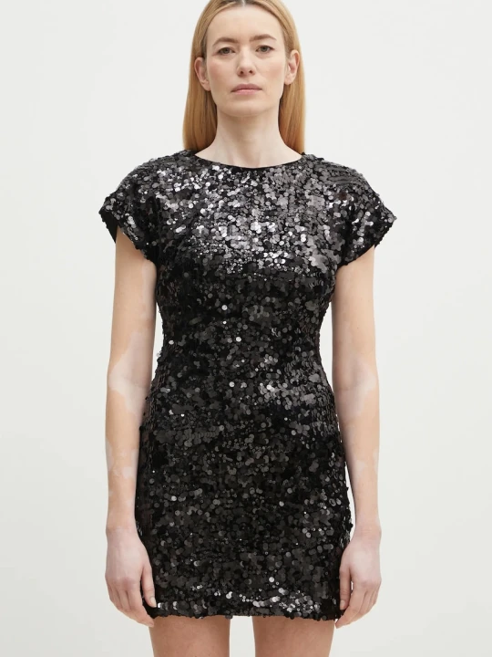Zdjęcie produktu GANNI sukienka Velvet Sequins Mini