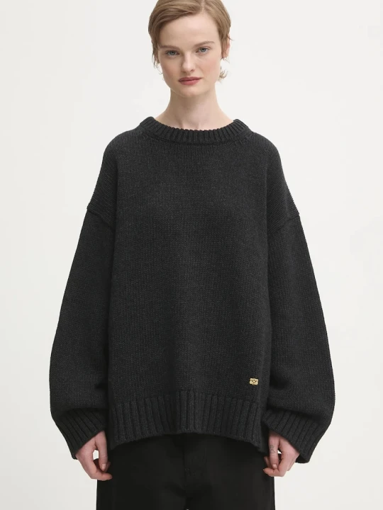 Zdjęcie produktu GANNI sweter z dodatkiem wełny Chunky Wool Mix