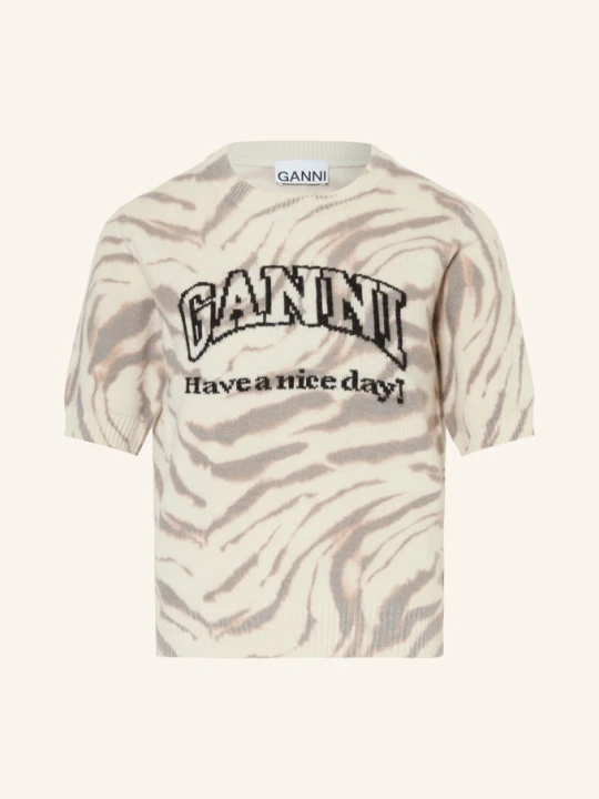 Zdjęcie produktu Ganni Sweter Z Dzianiny beige