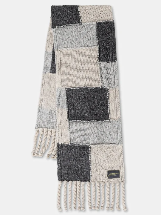 Zdjęcie produktu GANNI szalik z dodatkiem wełny Wool Cotton Bubble
