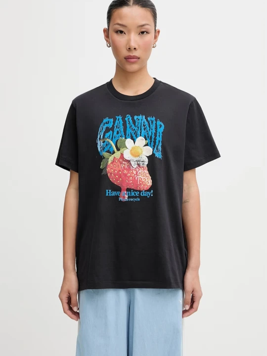 Zdjęcie produktu GANNI T-shirt bawełniany damski