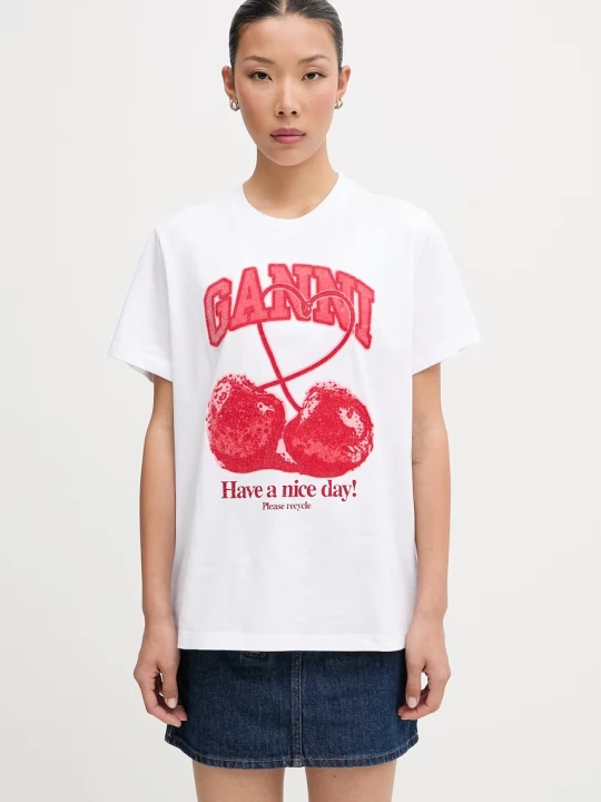 Zdjęcie produktu GANNI T-shirt bawełniany damski