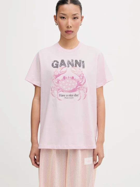Zdjęcie produktu GANNI T-shirt bawełniany damski