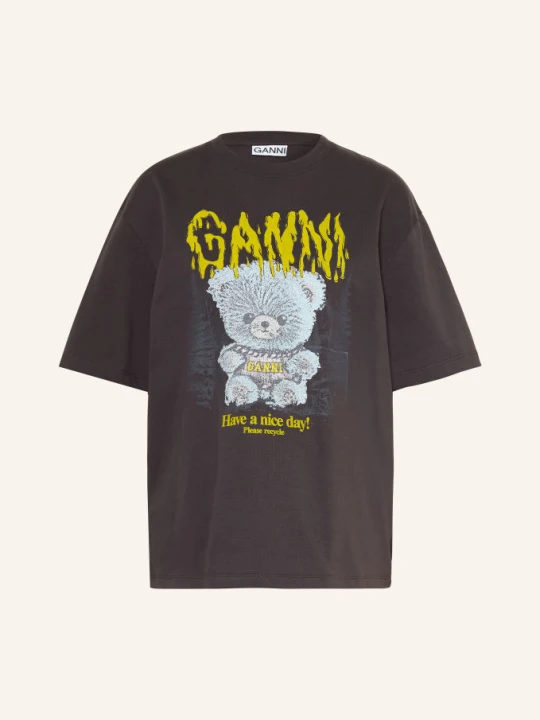 Zdjęcie produktu Ganni T-Shirt grau szary