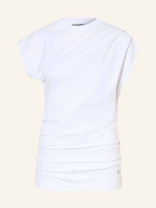 Zdjęcie produktu Ganni T-Shirt weiss BIAŁY