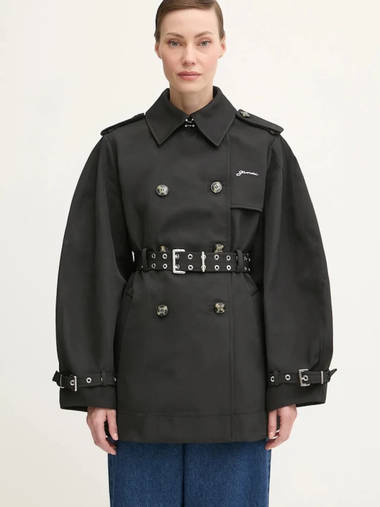 Zdjęcie produktu GANNI trencz Heavy Twill Midi Trench