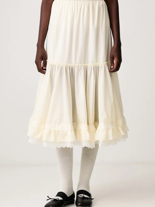 Zdjęcie produktu GANNI Washed Flyweight Nylon spódnica rozkloszowana