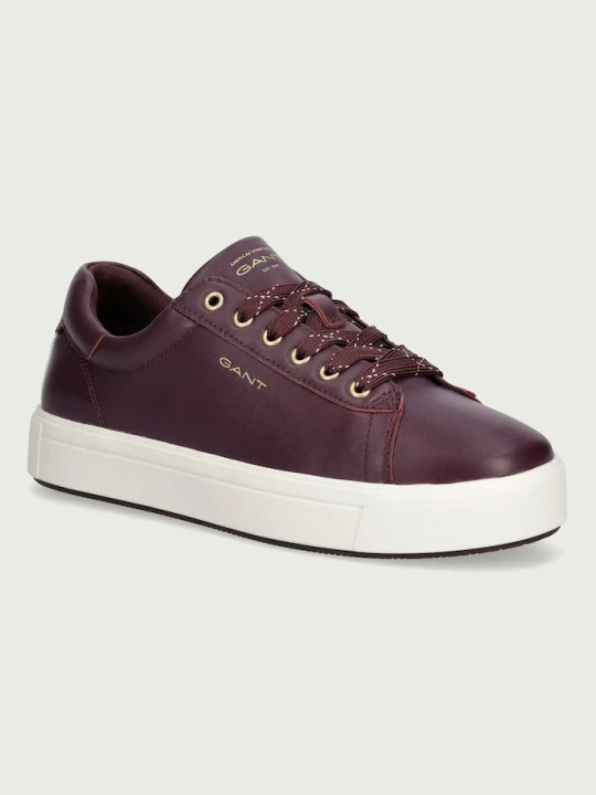 Zdjęcie produktu Gant Avino sneakersy damskie skórzane bordowy