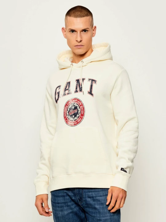 Zdjęcie produktu Gant Bluza GRAPHIC | Relaxed fit kremowy