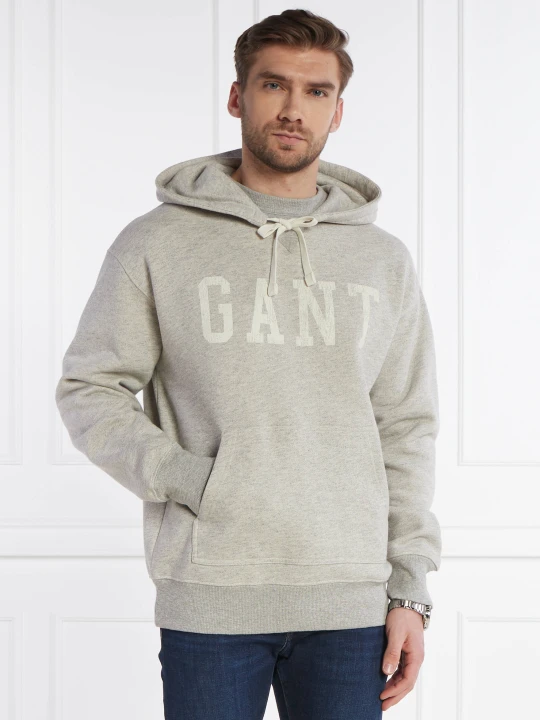 Zdjęcie produktu Gant Bluza HEATHER GRAPHIC | Oversize fit szary
