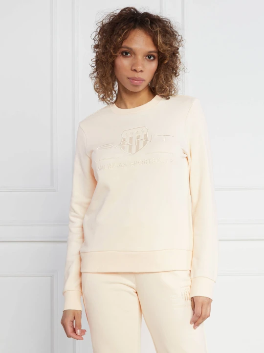 Zdjęcie produktu Gant Bluza REG TONAL SHIELD | Regular Fit kremowy