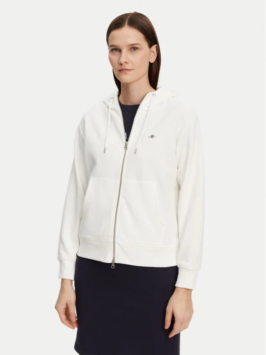 Zdjęcie produktu Gant Bluza Shield 4201412 Écru Regular Fit Kremowy