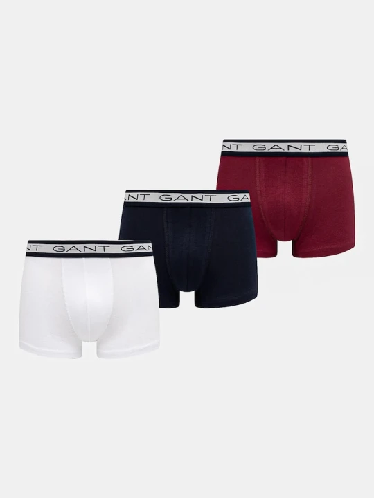 Zdjęcie produktu Gant bokserki 3-pack bordowy