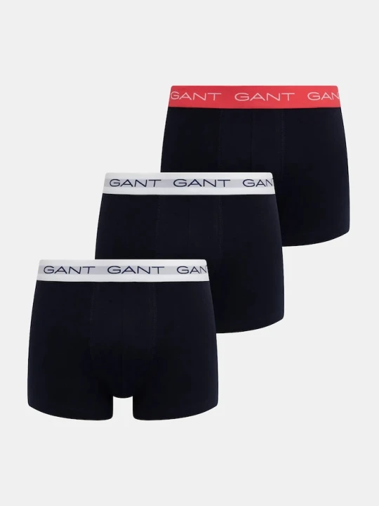 Zdjęcie produktu Gant bokserki 3-pack granatowy