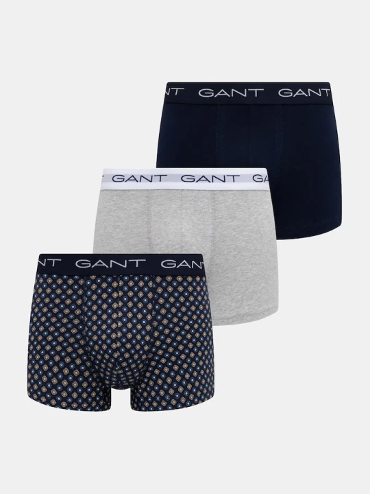 Zdjęcie produktu Gant bokserki 3-pack granatowy