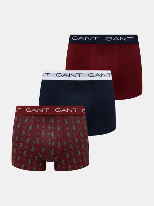 Zdjęcie produktu Gant bokserki 3-pack czerwony