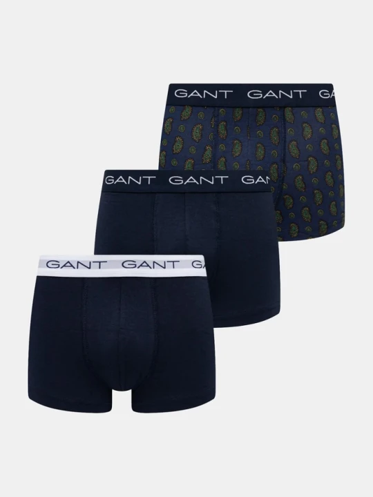 Zdjęcie produktu Gant bokserki 3-pack granatowy