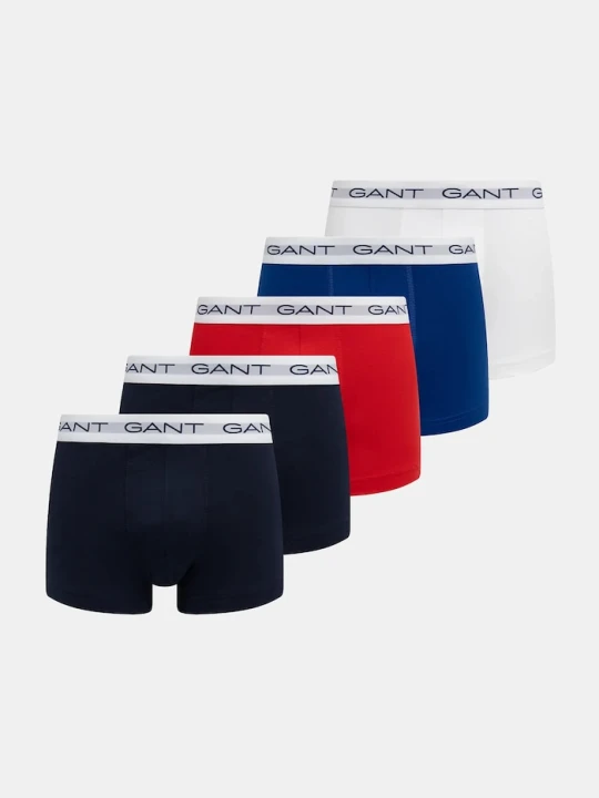 Zdjęcie produktu Gant bokserki 5-pack granatowy