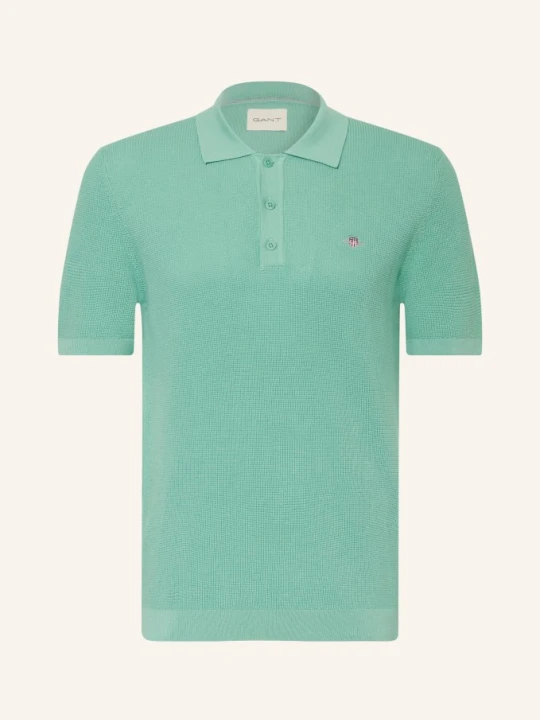 Zdjęcie produktu Gant Dzianinowa Koszulka Polo blau MIĘTOWY