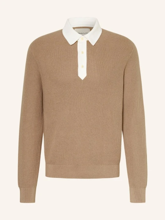 Zdjęcie produktu Gant Dzianinowa Koszulka Rugby beige