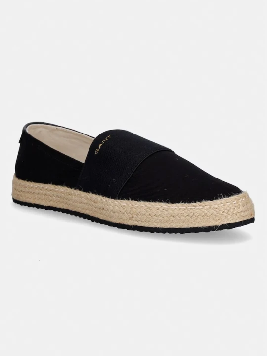 Zdjęcie produktu Gant espadryle damskie bawełniane Raffiaville czarny
