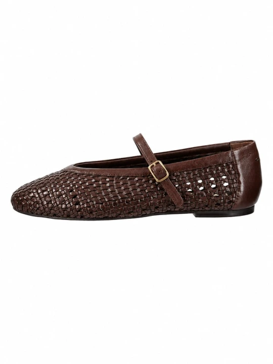 Zdjęcie produktu GANT Footwear Skórzane baleriny "Chadii" w kolorze brązowym z paskiem rozmiar: 41