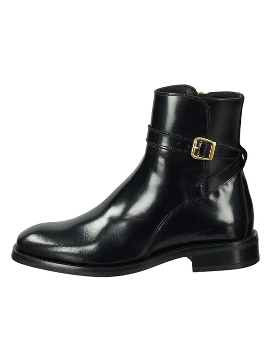 Zdjęcie produktu GANT Footwear Skórzane botki "Fayy" w kolorze czarnym rozmiar: 36