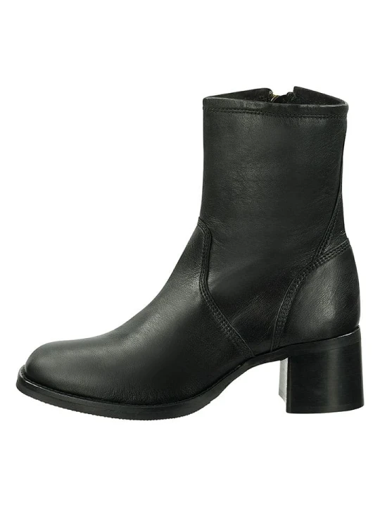 Zdjęcie produktu GANT Footwear Skórzane botki "Workdale" w kolorze czarnym na obcasie rozmiar: 40