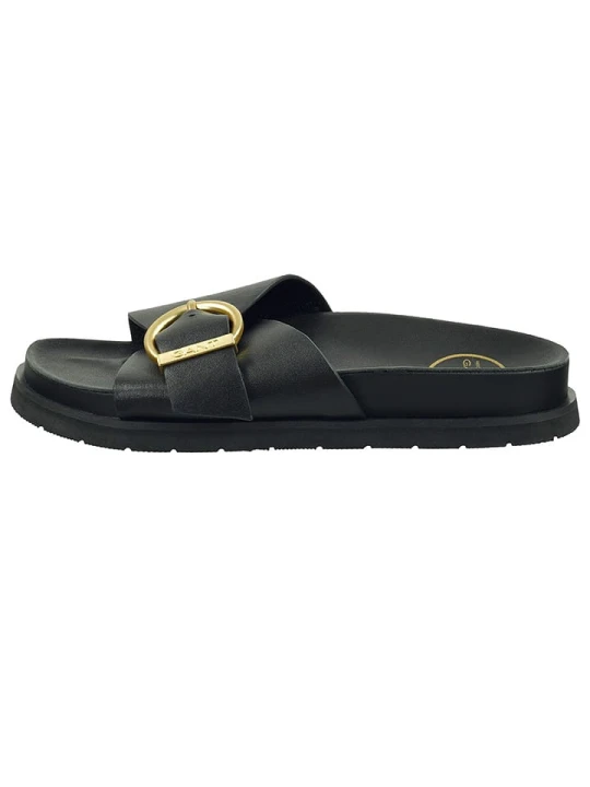 Zdjęcie produktu GANT Footwear Skórzane klapki "Mardale" w kolorze czarnym rozmiar: 36