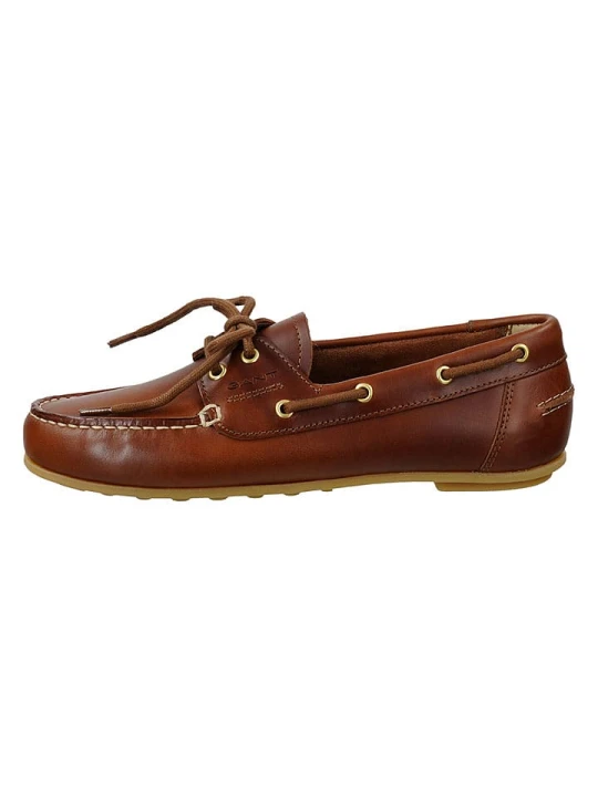 Zdjęcie produktu GANT Footwear Skórzane mokasyny "Seabaya" w kolorze jasnobrązowym rozmiar: 36
