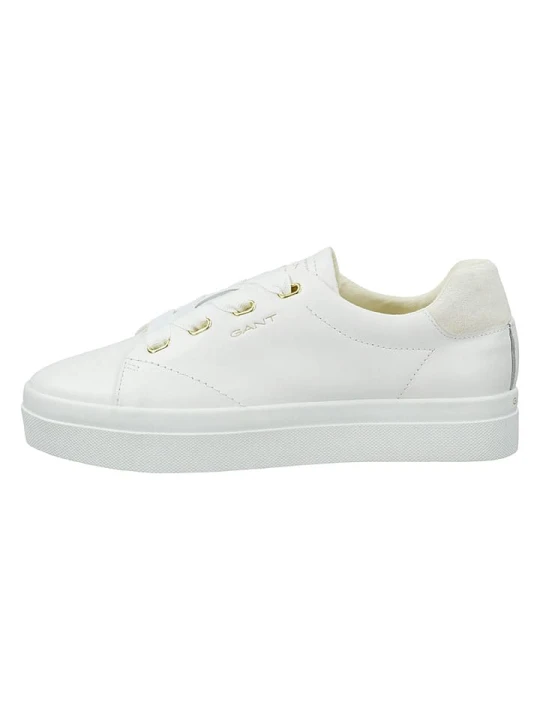 Zdjęcie produktu GANT Footwear Skórzane sneakersy "Avona" w kolorze białym rozmiar: 38